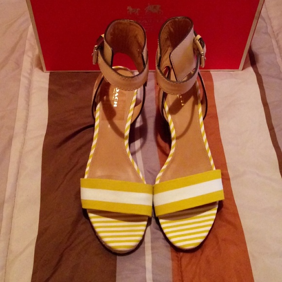 Coach Shoes - Coach Helen Wedge Sandal